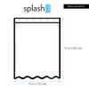 Splash Home 4 Gauge Design Cats & Glasses PEVA 5G