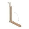 Relaxdays 4 x Folding Hooks for 6 Hangers, Metal and