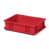 8 Pcs Transport Stackable Box TK375 0 Red 300X200X75 mm
