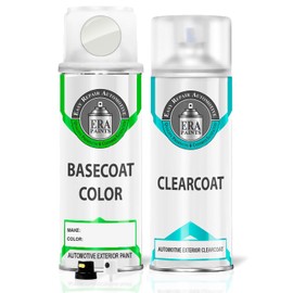 ERA Paints 143/9143 - Glacier White for MERCEDES Exact Match Automotive Touch Up Paint Spray - Essential Kit