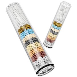 2 Pack Replacement Filters for Handheld Shower Head - Water Softener Filters Beads for Hard Water - Remove Chlorine - Reduces Dry Itchy Skin