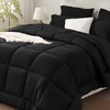 SunStyle Home Black Queen Comforter Set - 7 Pieces Bed