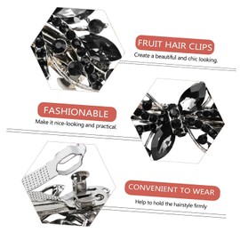 Austrian Crystal Bridal Hair Barrettes, Rhinestones Vintage Hair Clips, Sparkly Glitter Crystal Hairgrip Wedding Hair Headwear Accessories for Women Girls