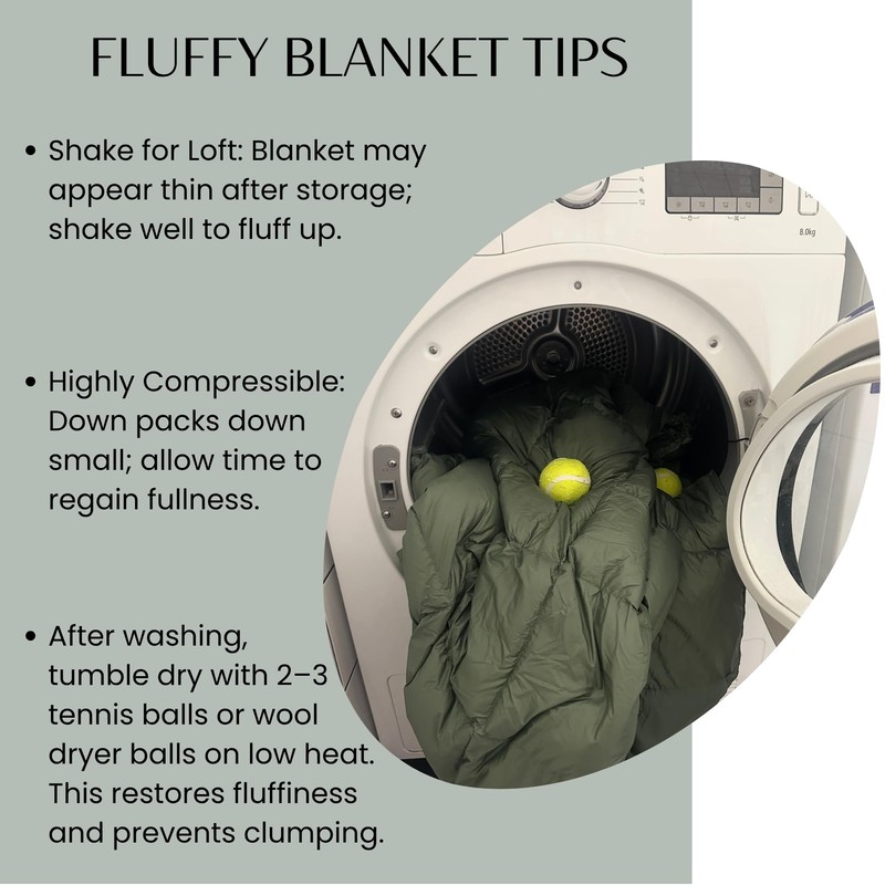Down Camping Blanket with Footbox - Packable Warm Puffy Ultralight