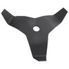 Black Weed Wacker Blades 3 Teeth Carbon Steel Brush Cutter