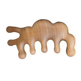 SAFIGLE Portable Wooden Scalp Comb for Massage Therapy Durable Hair Care Tool Stimulates Relieves Headaches for Personal Use present for Friends Family