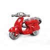 Meta(l)morphose® MTM933-01 Metal Keychain, Scooter, Red 7, Key Ring, Key