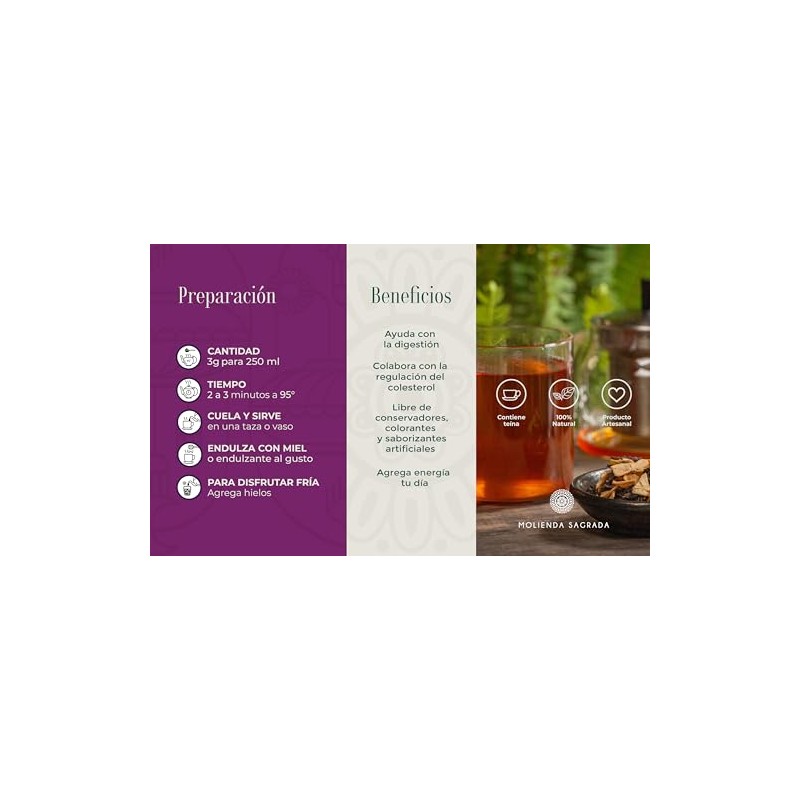 Molienda Sagrada, Té Manzana Canela, 50 g, 1 piezas