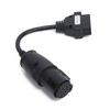 OBD2 30Pin‑16Pin Diagnostic Cable Adapter 250mm/9.8in Length Replacement for IVECO