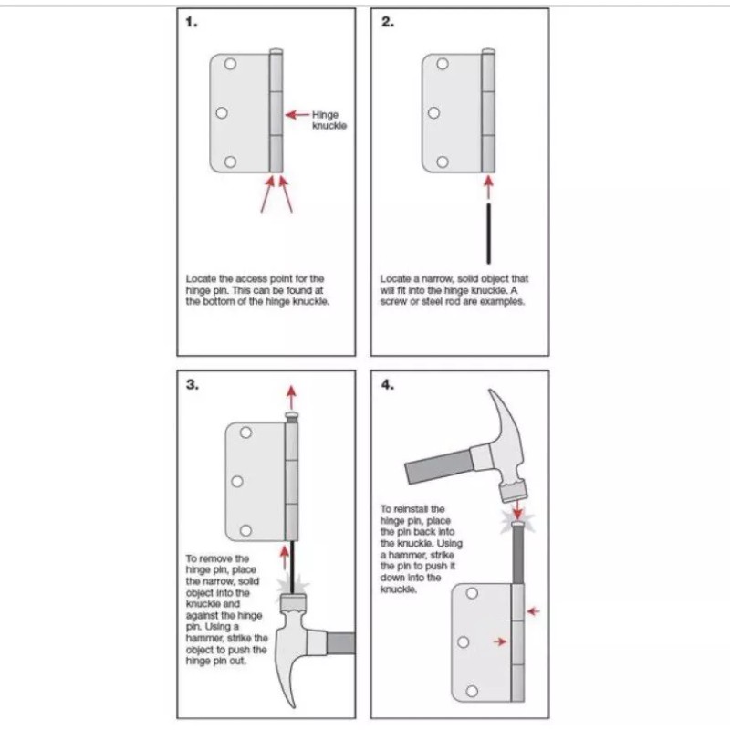 Everbilt 3-1/2" Satin Nickel 5/8" Radius Smooth Action Door Hinges,