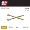 Grip Rite 212GCS10BK #9 by 2-1/2-inch Type 17 Coarse Auger