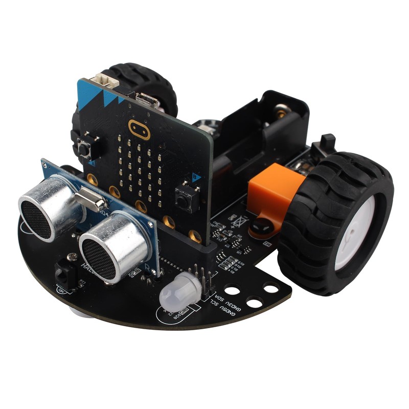 HALJIA Smart Mini Robot Car Compatible with BBC Micro:bit V2,