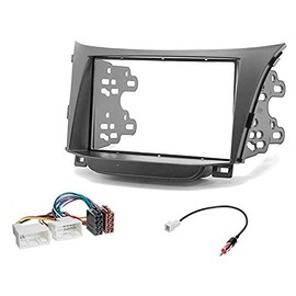 Sound-way - 2 DIN in dash car stereo adapter mounting fascia kit compatible for HYUNDAI i-30, Elantra GT (GD) 2012-2017 - KA11-184