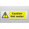 Caution Hot Water Warning Sticker Waterproof Outdoor Vinyl Sticker 150
