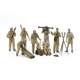 Tamiya 1/35 German Artillery Crew Afr Cor Luftwaffe, TAM35343