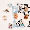 9 Pcs Cute Cartoon Puppy Fridge Magnets，9 Different Breeds of