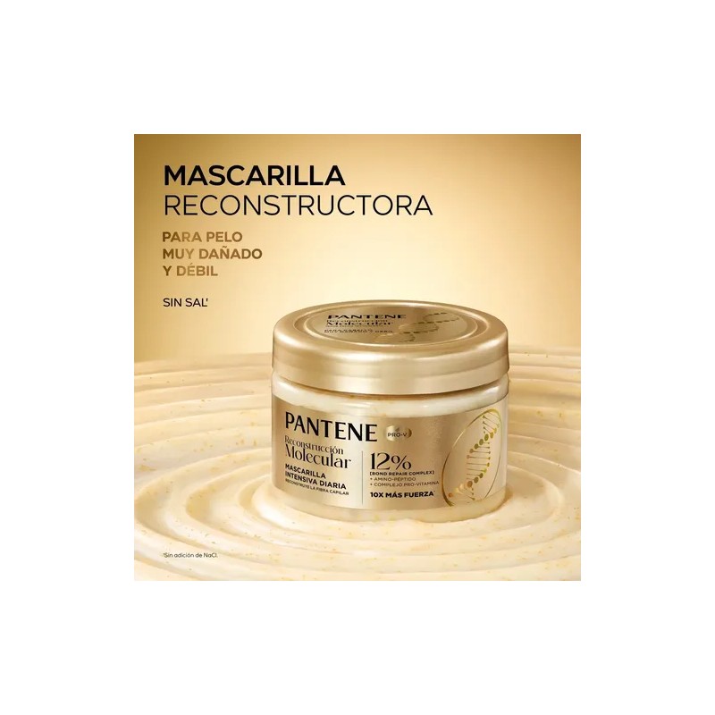 Mascarilla Intensiva Pantene Reconstrucción Molecular 300