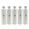 2/5 Pieces Holy Water Bottles 250 ml Religious Cross Easter