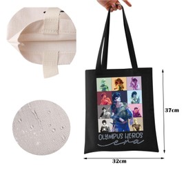 ZJXHPO Percy Tour inspired Tote Bag In Olympus Heroes Eras Reusable Grocery Shopping Bag Seven Half Bloods Handbag (BL Hero Tote)