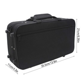 Clarinet Bag, Foam Padded B# Clarinet Case, Bb Clarinet Case Thickened Oxford Cloth Clarinet Case Gig Bag for Clarinet Performance Accessories Musical Instrument Accessories