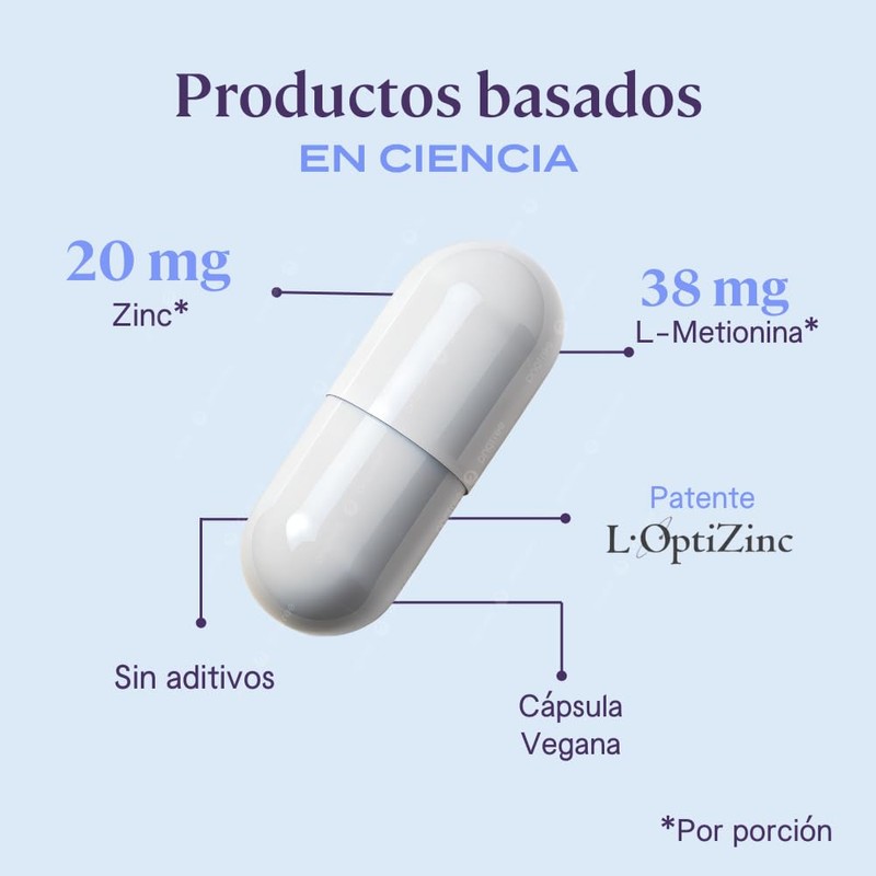 B-FIT B Zinc 90 Cápsulas - Suplemento con Zinc-L-Metionina -