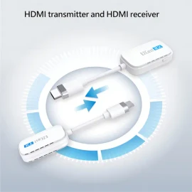 Kit Receptor y Transmisor HDMI Inalámbrico EZCast Pocket 4K USB-C y HDMI 30m