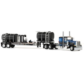 First Gear DCP 1/64 Peterbilt 379 Tandem Axle Semi with 36" Sleeper Cab & DEMCO 42" Liquid Fertilizer Tender Trailer 60-2077