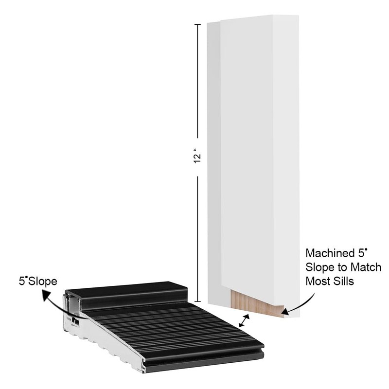 KS Hardware Rot Repair Kit for Exterior Door Frame, (6