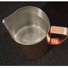 bonVIVO New bonVIVO Milk Frother Steamer Cup Copper Finish Stainless