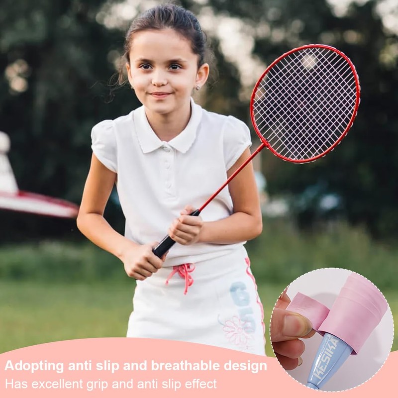 SIRLOMU 7 PCS Non-slip Overgrip for Tennis, Badminton, Squash Rackets