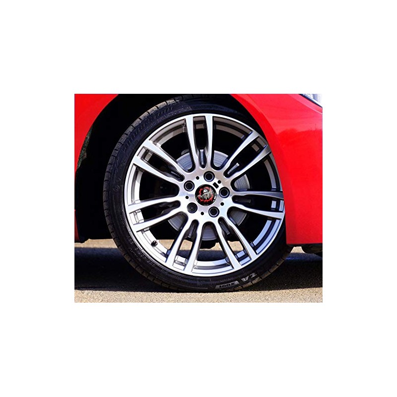 60mm 3D Stickers Wheel Center Hub Caps Cover A 2660