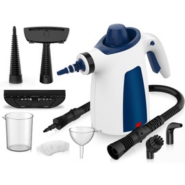 Powerful High-Pressure Steam Cleaner for Home, One-Touch Handheld Steam Cleaner with Safety Lock,9PCS Attachments, 350ML Steamer for Deep Cleaning Tile, Grout, Windows, Shower, Car, bathrooms,Kitchens