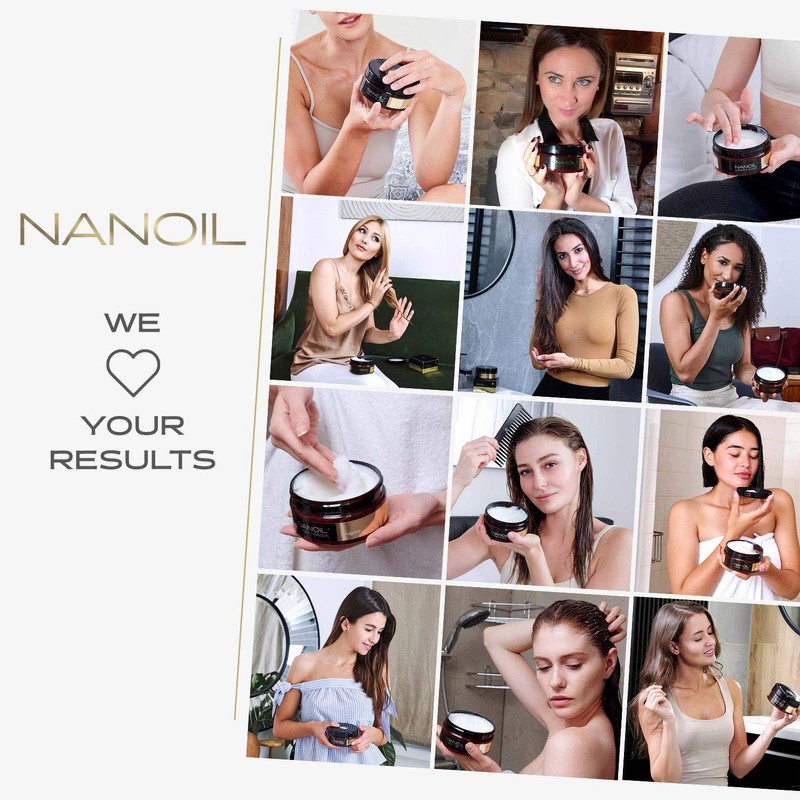 Nanoil Hair Mask with Algae - Hair Mask 300 ml