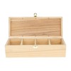 Artemio Wooden Tea Box with 4 Cases, 27 x 10.5