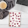 OXW Coquette Pink Bow Notebook Journal, Pink Cherry Planner Cute