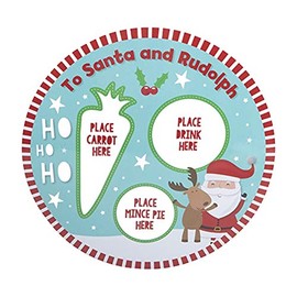 PMS Night Before Christmas Placemat Corked Back Treats for Santa/Rudolph