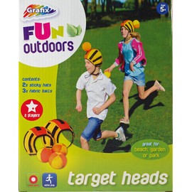Grafix Fun Outdoors Target Heads Garden Beach Game
