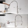 AIMADI Kitchen Faucet with Pull Down Sprayer,Commercial Stainless Steel Pull