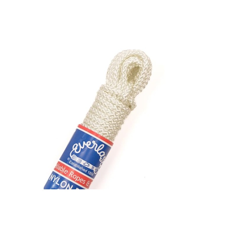 Everlasto Plaited Nylon Sash Cord Pulley Line Rope with Strong