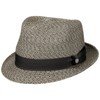 Stetson Meliott Trilby Fabric Hat Summer Women Men, black-white, M