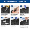 AUTOWN 21PCS Tire Repair Rubber Nail Kit for Cars &