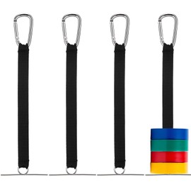 3 Pieces Tape Thong for Tool Belts Electrical Tape Holder Strap Polyester Electrical Contractor Tool Belt for Pouch Bag, Black