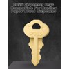 Mellbree 2055 Keys Compatible for Bradley Toilet Paper Dispenser, Toilet