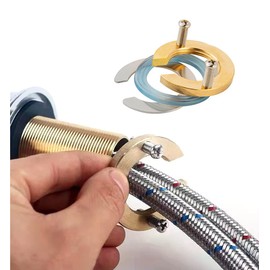 31mm Kitchen Faucet Fixing Nut Kit, Single Hole Faucet Fixing Parts, Lock Nuts for Kitchen Faucets, Anti Loosen Faucet, Suitable for Kitchen, Bathroom