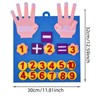 Felt Number Board, Creative Number Counting Learning Board, DIY Sensory
