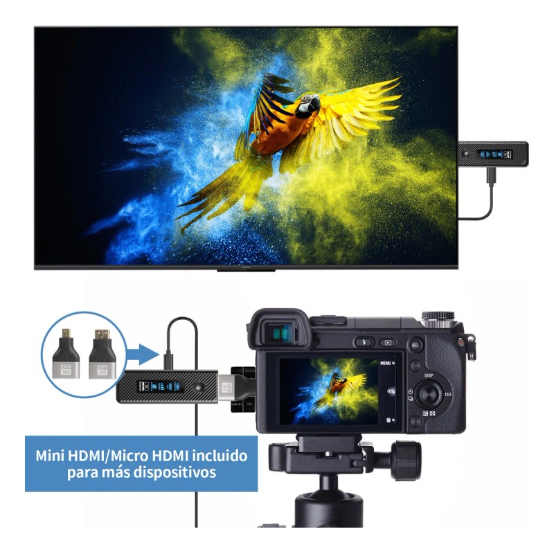 Extensor Hdmi Inalámbrico 60m Transmisor Y Receptor 1080p