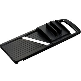 Kyocera Advanced Ceramic Wide Adjustable Slicer with Handguard, Black