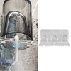 Water Ripple Toothbrush Holder Acrylic Punch Free Wall Mount Toothbrush