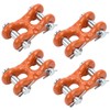 Leero 4 Pack 5/16" Double Clevis Link, G70 Chain Repair