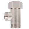 7/8 Brass T Adapter Shower Head Three Connector Valve for